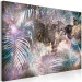 Canvas Art Print In the Enchanted Jungle (1-piece) Wide - plant abstraction 137873 additionalThumb 2