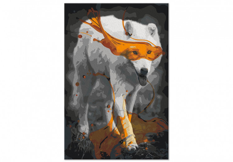 Paint by Number Kit White Wolf and Orange Juice 142573 additionalImage 6
