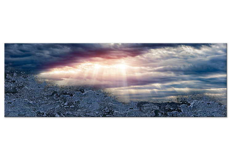 Canvas Print Tranquility of the Soul (1-piece) Narrow - landscape with sky and sun 143673
