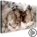 Canvas Print In Love Lions (1-piece) - animal love in neutral colors 145173 additionalThumb 6