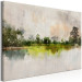 Canvas Art Print Rural Atmosphere - Rustic Painted Landscape With a Fragrant Forest 146173 additionalThumb 2