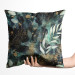 Decorative Velor Pillow Among tree branches - composition with plant motif on a dark background 147173 additionalThumb 3