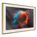 Wall Poster Accurate Throw - Basketball Ball in Orange-Blue Dust 150773 additionalThumb 7