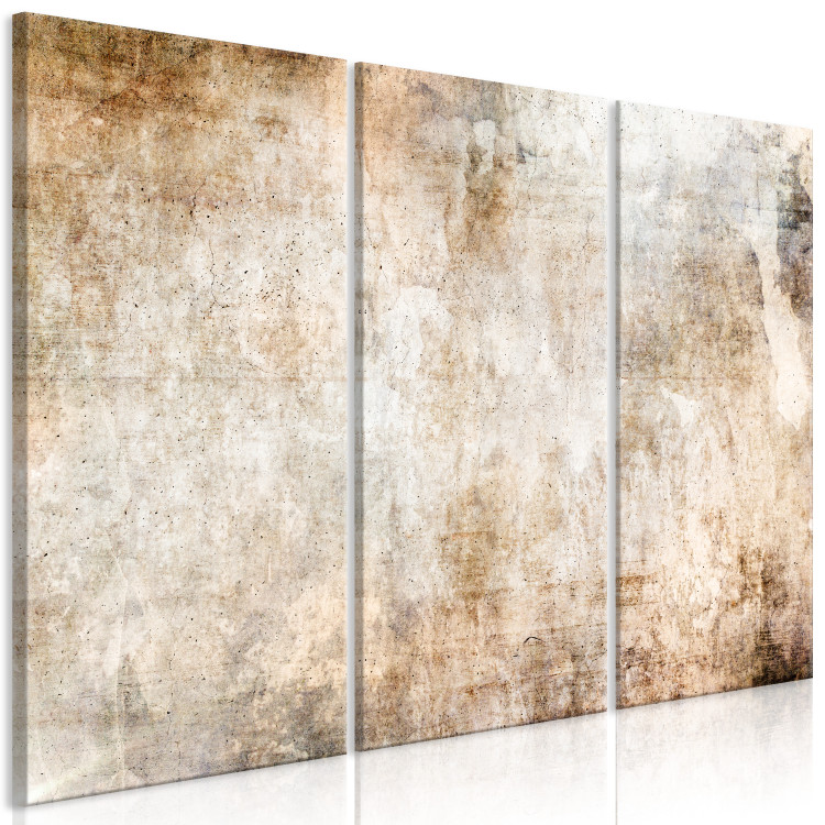 Canvas Print Rust Texture - Textural Abstraction in Shades of Pastel Brown 151773 additionalImage 2