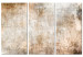 Canvas Print Rust Texture - Textural Abstraction in Shades of Pastel Brown 151773