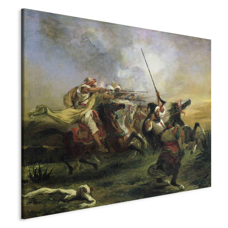 Reproduction Painting Moroccan horsemen in military action 155273 additionalImage 2