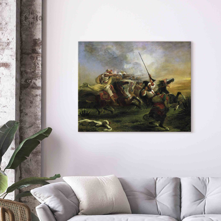 Reproduction Painting Moroccan horsemen in military action 155273 additionalImage 5