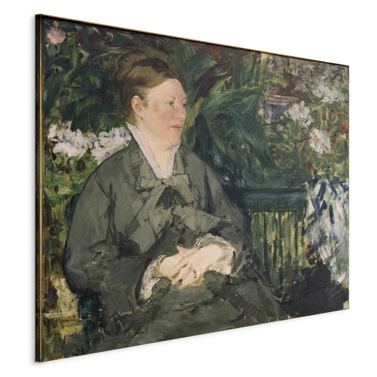 Reproduction Painting Portrait de Madame Manet dans la serre 155773 additionalImage 2