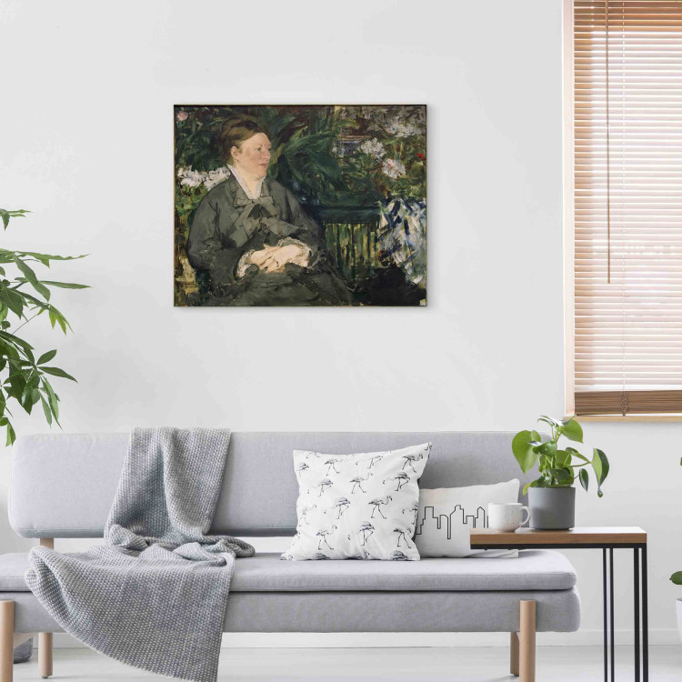 Reproduction Painting Portrait de Madame Manet dans la serre 155773 additionalImage 3