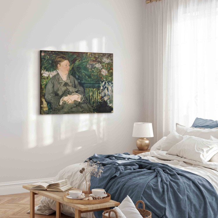 Reproduction Painting Portrait de Madame Manet dans la serre 155773 additionalImage 4