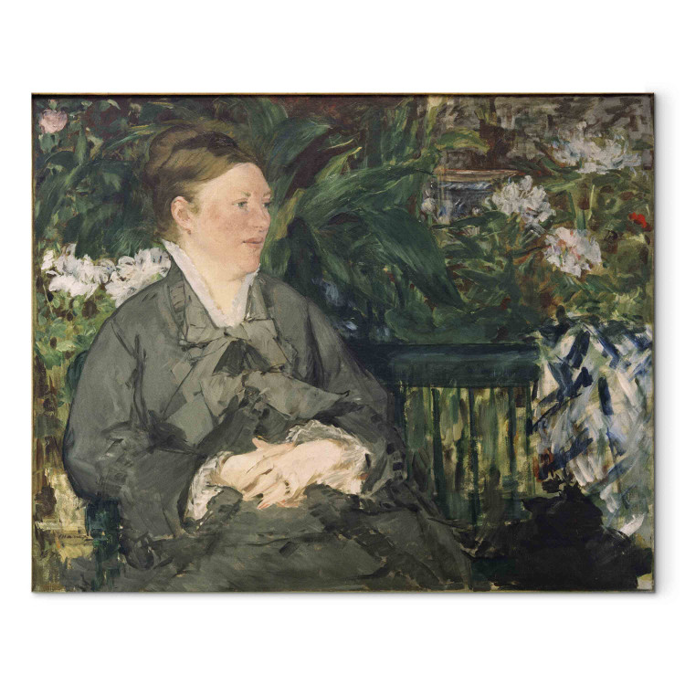 Reproduction Painting Portrait de Madame Manet dans la serre 155773