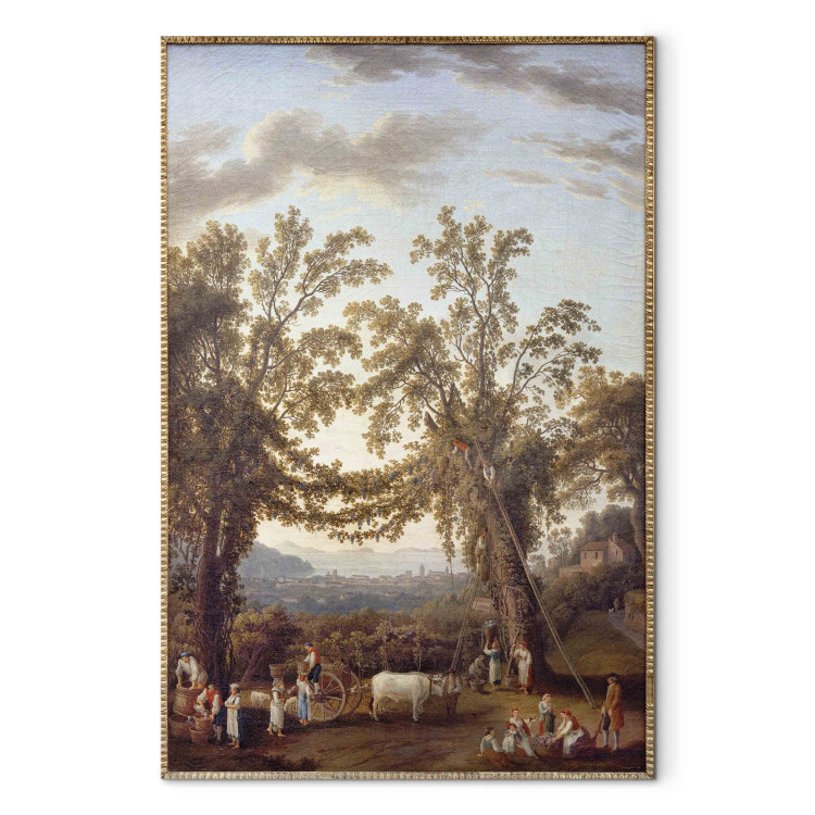Reproduction Painting Autumn: Vineyard and view of Sorrento, the gulf and the island 156673 additionalImage 7