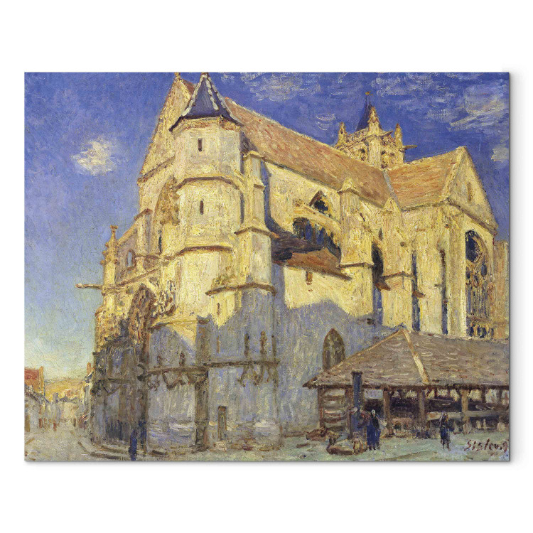 Art Reproduction The Church at Moret, Frosty Weather 157973