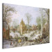 Reproduction Painting A wooded winter landscape with a cart 158873 additionalThumb 2