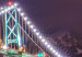Canvas Print Lions Gate Bridge in Vancouver at night 50573 additionalThumb 4