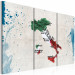 Canvas Print Map of Italy - triptych 55373 additionalThumb 2