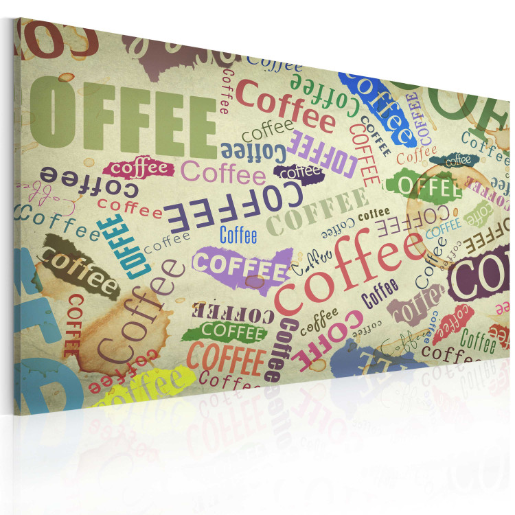 Canvas Print Coffee is always a good idea 55673 additionalImage 2