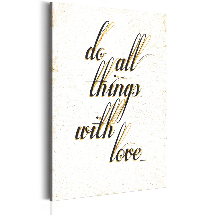 Canvas Art Print My Home: Things with love 76873 additionalImage 2