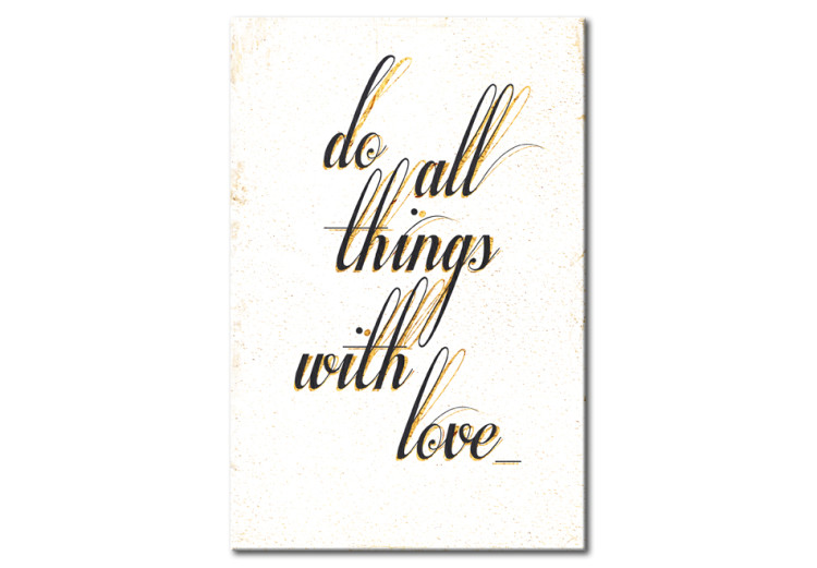 Canvas Art Print My Home: Things with love 76873