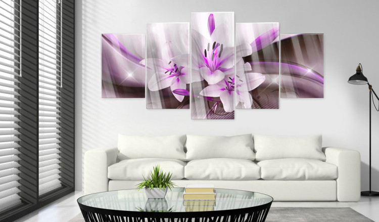 Print On Glass Violet Desert Lily [Glass] 92373 additionalImage 3