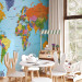 Photo Wallpaper World Map: Colourful Geography 94373 additionalThumb 5