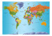 Photo Wallpaper World Map: Colourful Geography 94373 additionalThumb 1