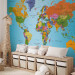 Photo Wallpaper World Map: Colourful Geography 94373 additionalThumb 4