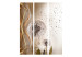 Room Divider Fleeting Moments - romantic dandelion flower on a background of undulating details 95373 additionalThumb 3