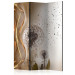 Room Divider Fleeting Moments - romantic dandelion flower on a background of undulating details 95373
