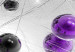 Canvas Perfect Connection (1-piece) - Abstraction with Purple Spheres 106083 additionalThumb 5