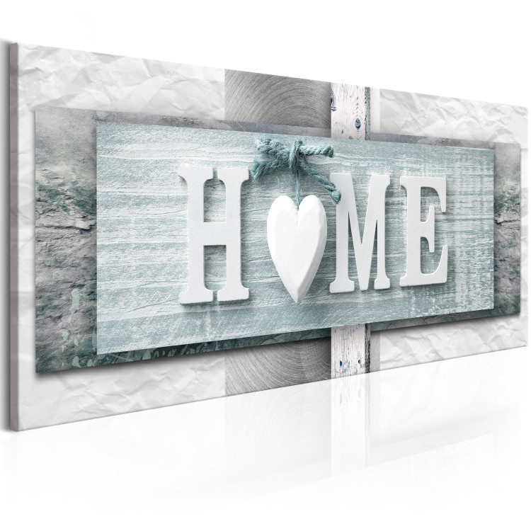 Canvas Art Print Home with a Heart 106783 additionalImage 2