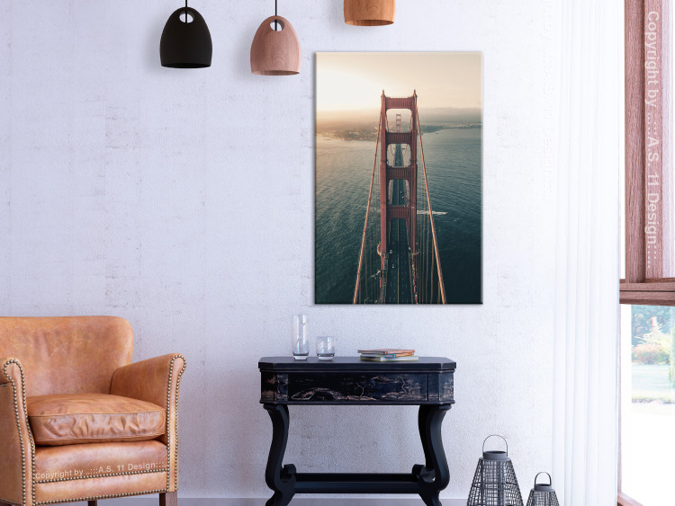 Canvas Golden Gate Bridge (1 Part) Vertical 115283 additionalImage 3