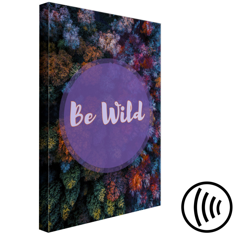 Canvas Print Be Wild (1 Part) Vertical 116983 additionalImage 6