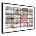 Wall Poster Scent of Wine - black patterns with retro motifs on bricks 122283 additionalThumb 11