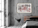Wall Poster Scent of Wine - black patterns with retro motifs on bricks 122283 additionalThumb 13