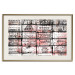 Wall Poster Scent of Wine - black patterns with retro motifs on bricks 122283 additionalThumb 19