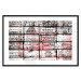 Wall Poster Scent of Wine - black patterns with retro motifs on bricks 122283 additionalThumb 15