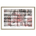 Wall Poster Scent of Wine - black patterns with retro motifs on bricks 122283 additionalThumb 16