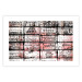 Wall Poster Scent of Wine - black patterns with retro motifs on bricks 122283 additionalThumb 25