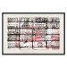Wall Poster Scent of Wine - black patterns with retro motifs on bricks 122283 additionalThumb 18