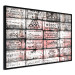 Wall Poster Scent of Wine - black patterns with retro motifs on bricks 122283 additionalThumb 10