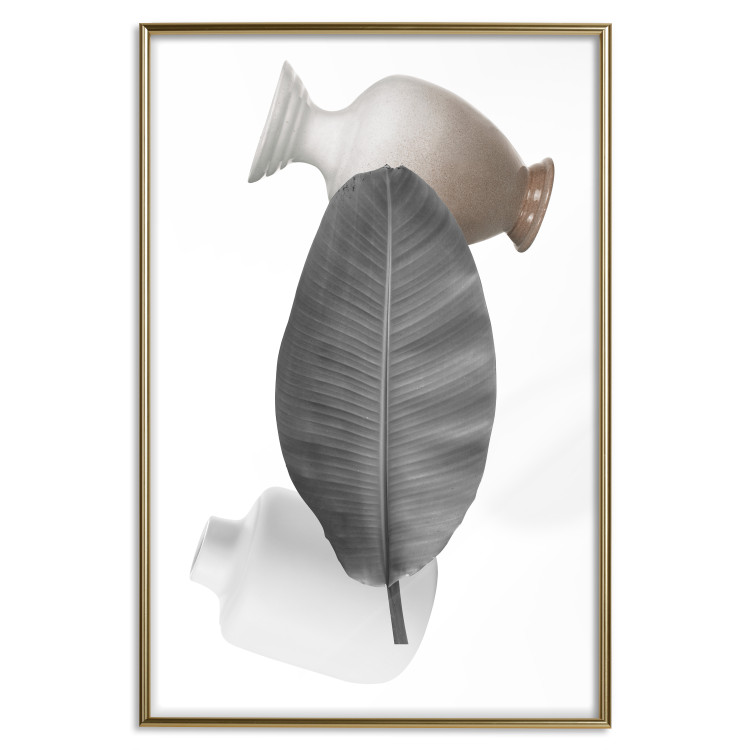 Poster Craft Power - still life of leaves and vases in abstract motif 123283 additionalImage 25