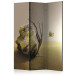 Folding Screen Abandoned Mask (3-piece) - abstraction on sandy desert 124283