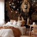 Photo Wallpaper Golden Lion 125783 additionalThumb 2