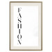 Poster Fashion - black vertical English inscription on a white contrasting background 126683 additionalThumb 20