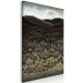 Canvas Print Forest, mountains and sun - a cartoon landscape in dark tones 127983 additionalThumb 2
