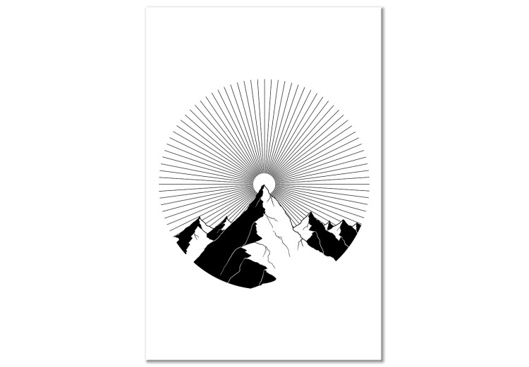 Canvas Print Mountain at the Zenith (1 Part) Vertical 128483