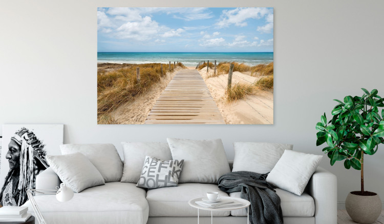 Large canvas print Windy Beach [Large Format] 128683 additionalImage 5