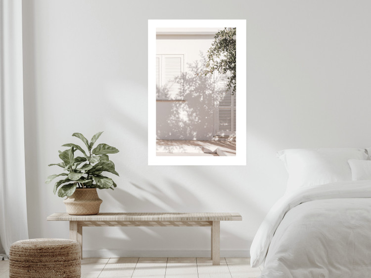 Wall Poster Fine Leaf Light - summer composition with plants against architecture backdrop 129483 additionalImage 5