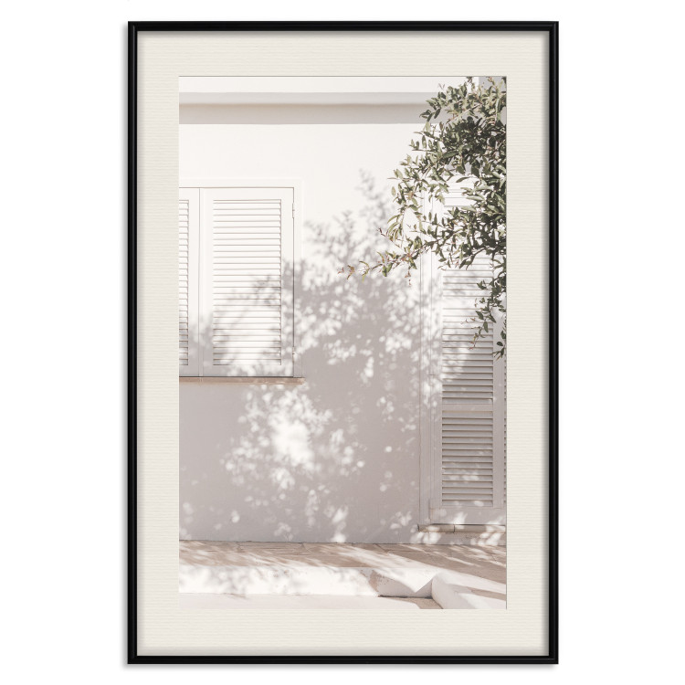 Wall Poster Fine Leaf Light - summer composition with plants against architecture backdrop 129483 additionalImage 19